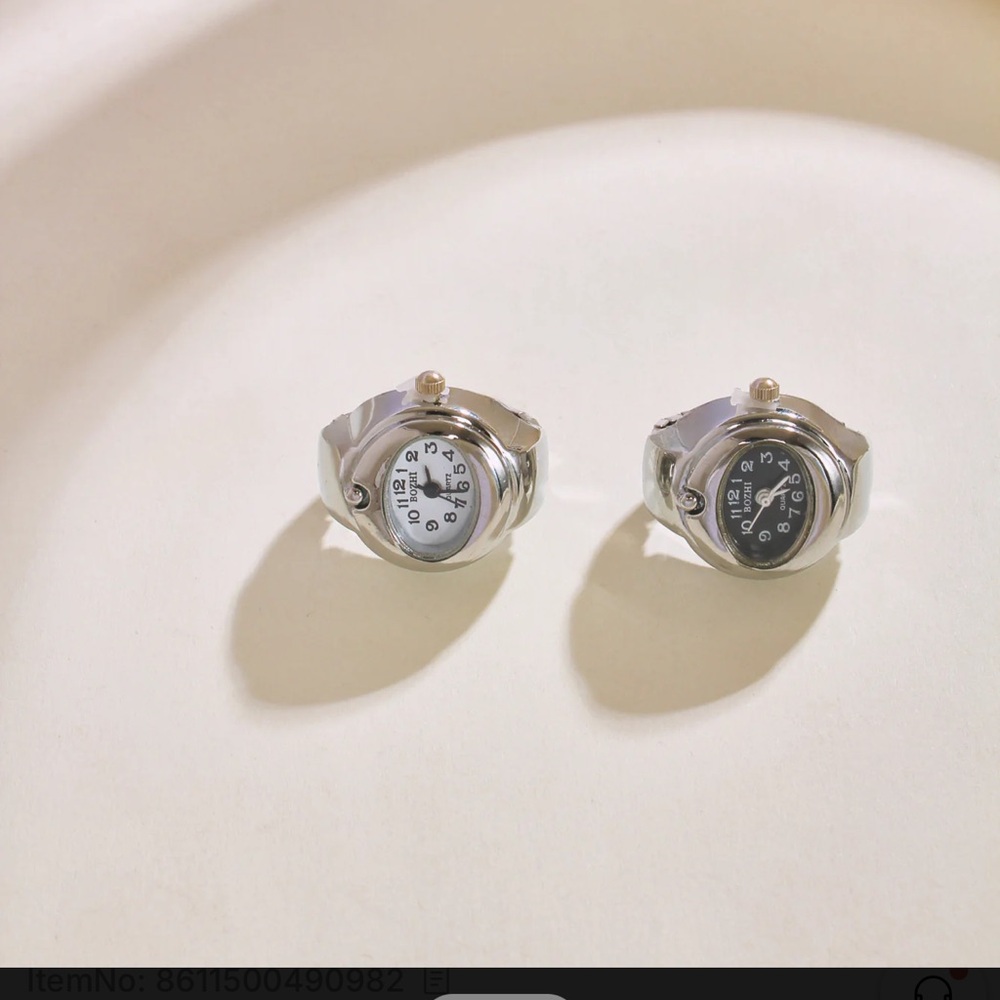 Jewelry Simple Style Classic Style Solid Color Ferroalloy Rings